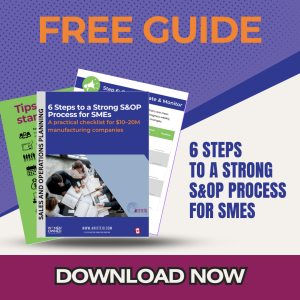 Free Guide "6 Steps to a strong S&OP process for SMEs"